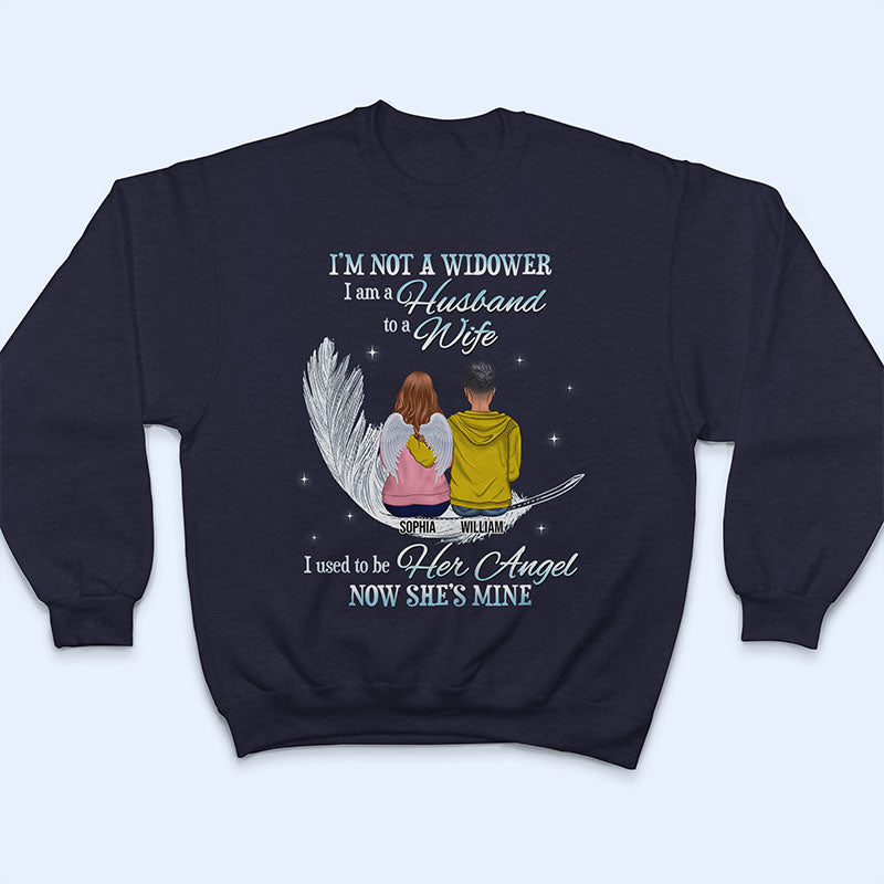 I'm Used To Be His Angel - Gift For Widow, Widower - Personalized Custom T Shirt