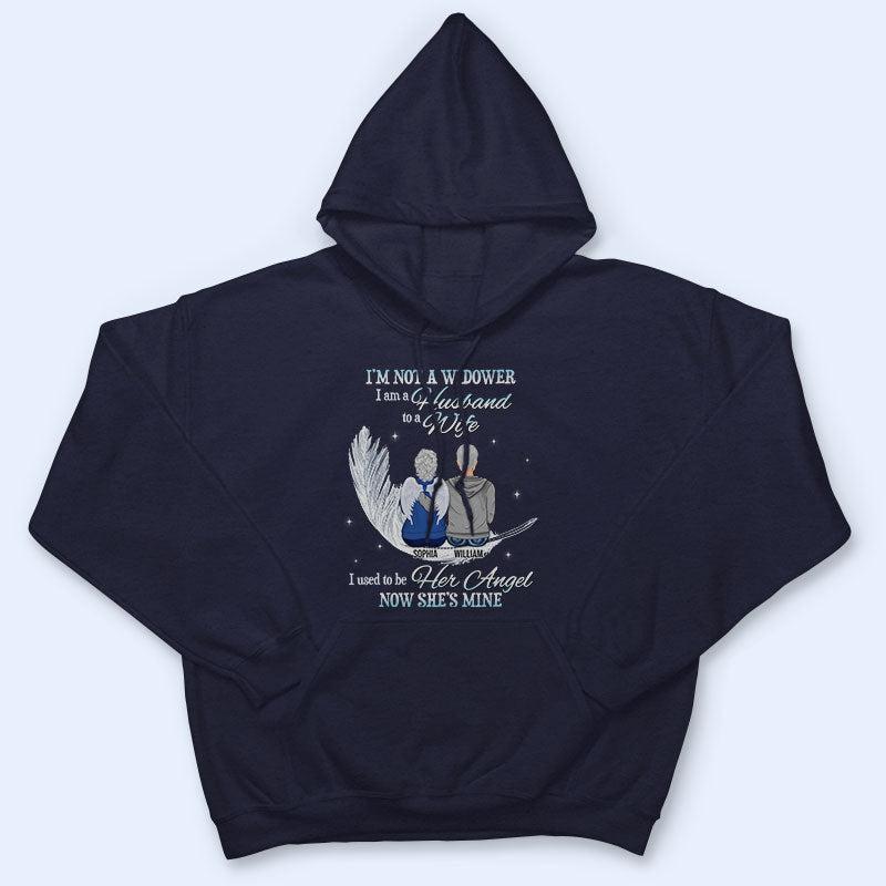 I'm Used To Be His Angel - Gift For Widow, Widower - Personalized Custom T Shirt