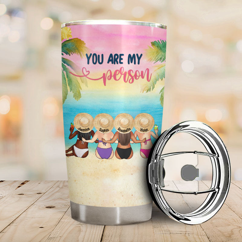 Sisters We Choose For Ourselves Besties Gift - Personalized Custom Tumbler