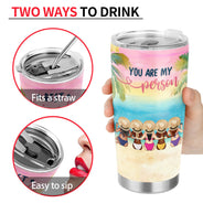 Sisters We Choose For Ourselves Besties Gift - Personalized Custom Tumbler