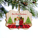 Family Will Always Be Close At Heart - Christmas Gift For Family - Personalized Custom Wooden Ornament