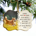 Custom Photo Dog Cat If Love Alone Could Have Kept You Here - Memorial Gift - Personalized Custom Wooden Ornament