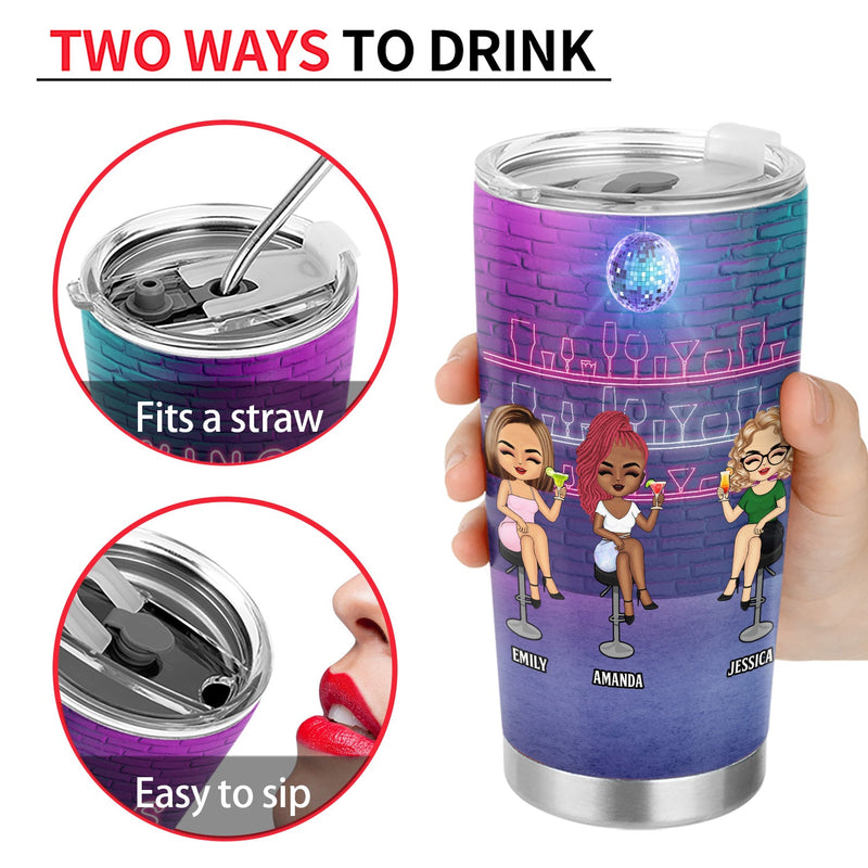 Best Friends We’re Not Sugar & Spice - Gift For BFF Besties, Colleagues & Siblings - Personalized Custom Tumbler