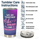 Best Friends We’re Not Sugar & Spice - Gift For BFF Besties, Colleagues & Siblings - Personalized Custom Tumbler