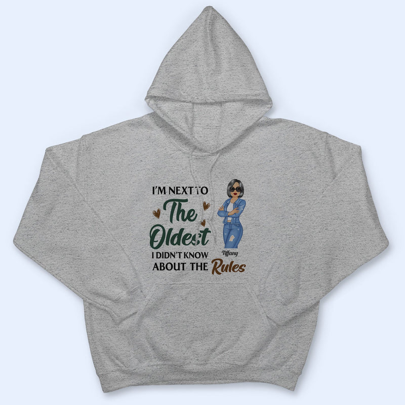 Oldest, Middle & Youngest - Gift For Sisters - Personalized Custom T Shirt