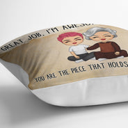 Mom Great Jobs We're Awesome - Gift For Mother, Mom - Personalized Custom Pillow