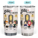 Sisters Forever - Gift For Sisters, Besties - Personalized Custom Tumbler