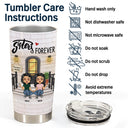 Sisters Forever - Gift For Sisters, Besties - Personalized Custom Tumbler