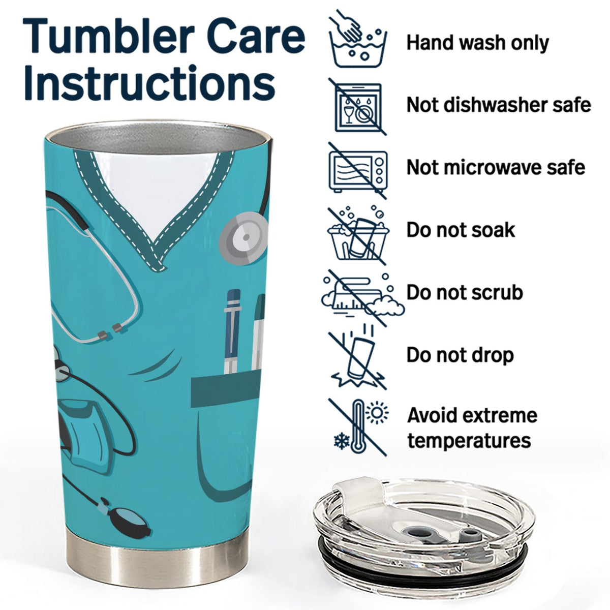 I Will Stab You - Gift For Nurse, Sister, Besties - Personalized Custom Tumbler