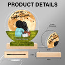 To The Moon And Back - Birthday, Loving Gift For Mom, Mother, Grandma, Grandmother, Daughter, Son - Personalized Custom 3D Led Light Wooden Base