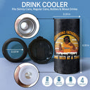 Surviving Fatherhood One Beer From The Reasons You Drink - Birthday, Loving Gift For Dad, Father, Grandpa, Grandfather - Personalized Custom 4 In 1 Can Cooler Tumbler