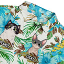 Best Cat Dad Ever Tropical Beach Vibes - Birthday, Summer Gift For Men, Pet Lovers - Personalized Custom Hawaiian Shirt