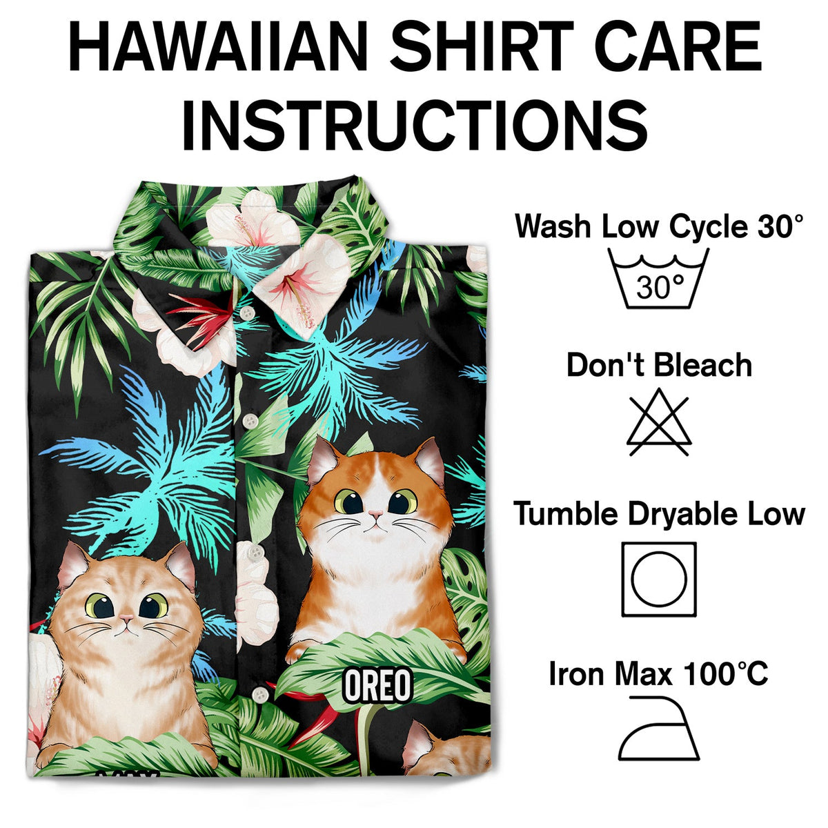 Best Cat Dad Ever Tropical Beach Vibes - Birthday, Summer Gift For Men, Pet Lovers - Personalized Custom Hawaiian Shirt