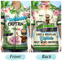 Boating Pontoon Captain - Birthday, Traveling, Cruising Gift For Pontooning Lovers, Beach Lovers, Travelers - Personalized Custom Hawaiian Shirt