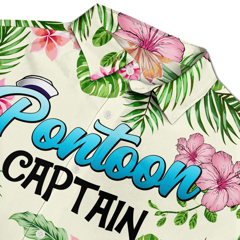 Boating Pontoon Captain - Birthday, Traveling, Cruising Gift For Pontooning Lovers, Beach Lovers, Travelers - Personalized Custom Hawaiian Shirt