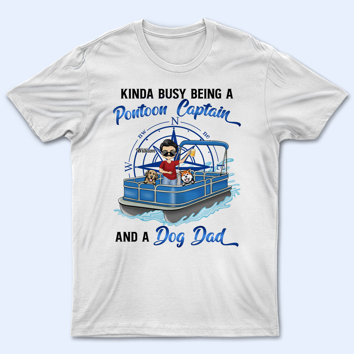 Pontoon Captain - Pontoon Boat Pontooning Gift' Sticker