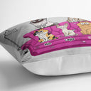 Reserved For The Cat - Gift For Cat Lovers - Personalized Pillow