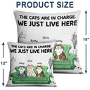 Reserved For The Cat - Gift For Cat Lovers - Personalized Pillow