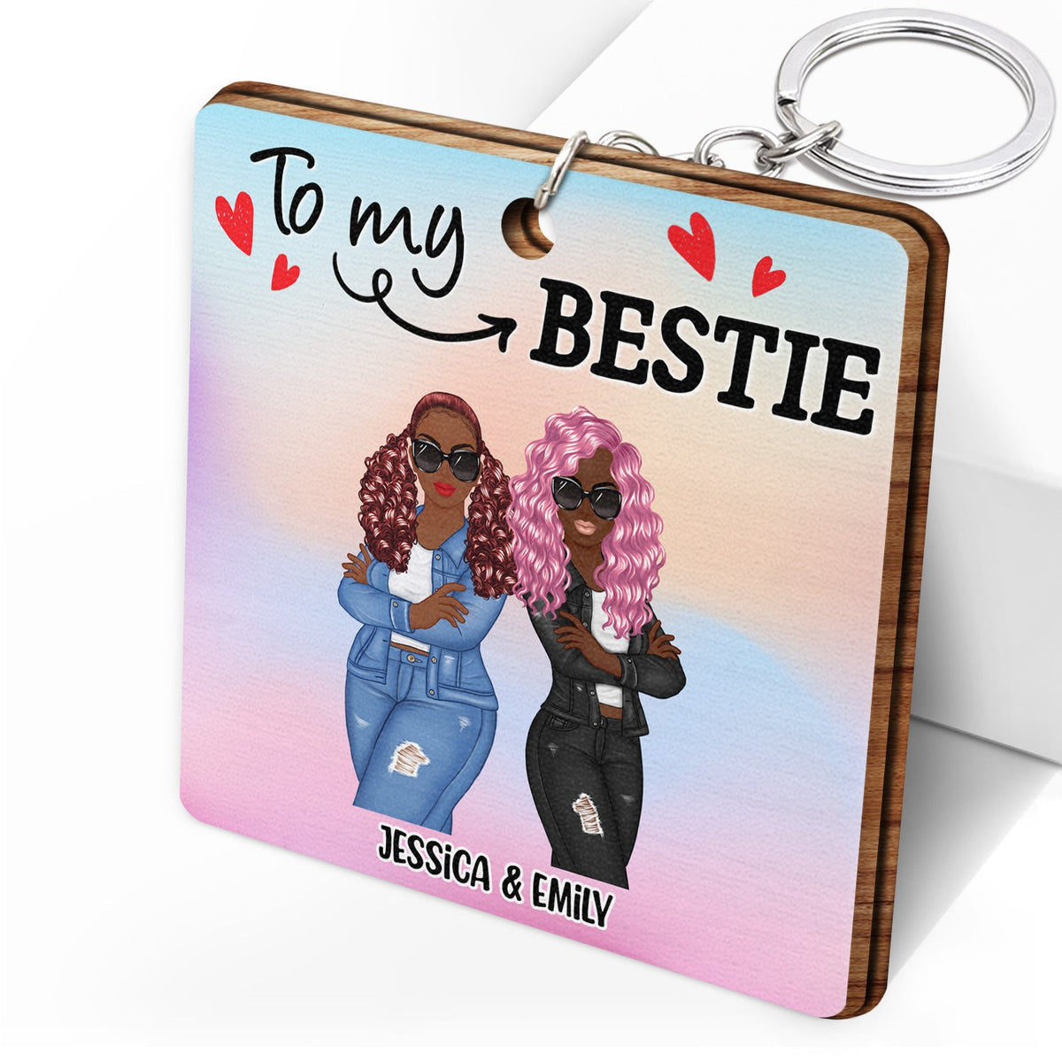 I May Not Be Able To Solve Your Problems - Gift For Besties - Personalized Wooden Keychain