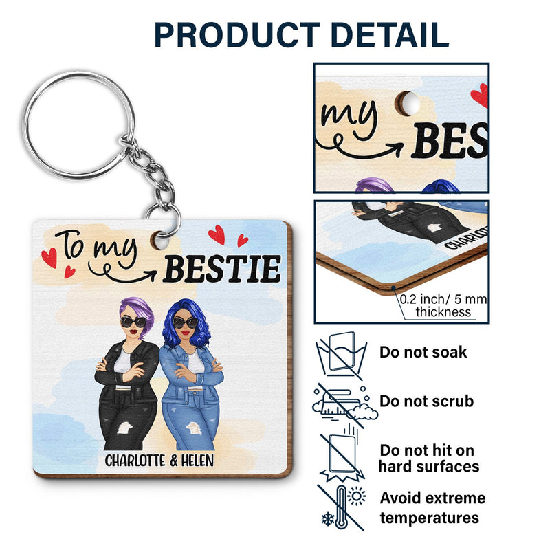 I May Not Be Able To Solve Your Problems - Gift For Besties - Personalized Wooden Keychain