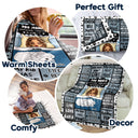 Dog Mom's Official Snuggle Blanket - Gift For Dog Lovers - Personalized Fleece Blanket