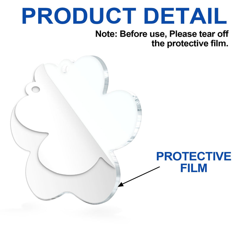 Dog Mom Paw Print - Christmas Gift For Dog Lovers - Personalized Custom Shaped Acrylic Ornament