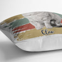 Photo personnalisée : La vie est meilleure avec un chien ou un chat ! Cadeau pour les amoureux des animaux ! Coussin personnalisé