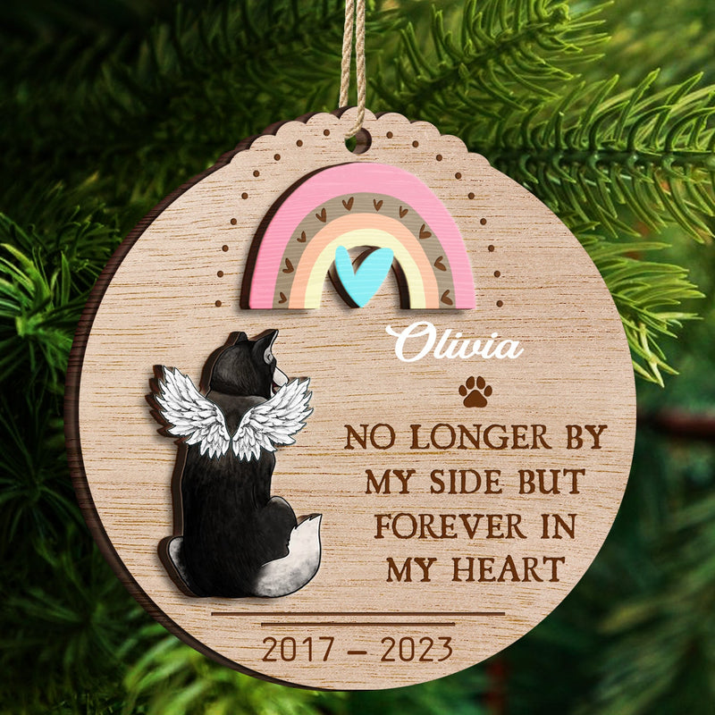 If Love Alone Could Have Kept You Here - Christmas Keepsake, Dog Memorial Gift - Personalized 2-Layered Wooden Ornament