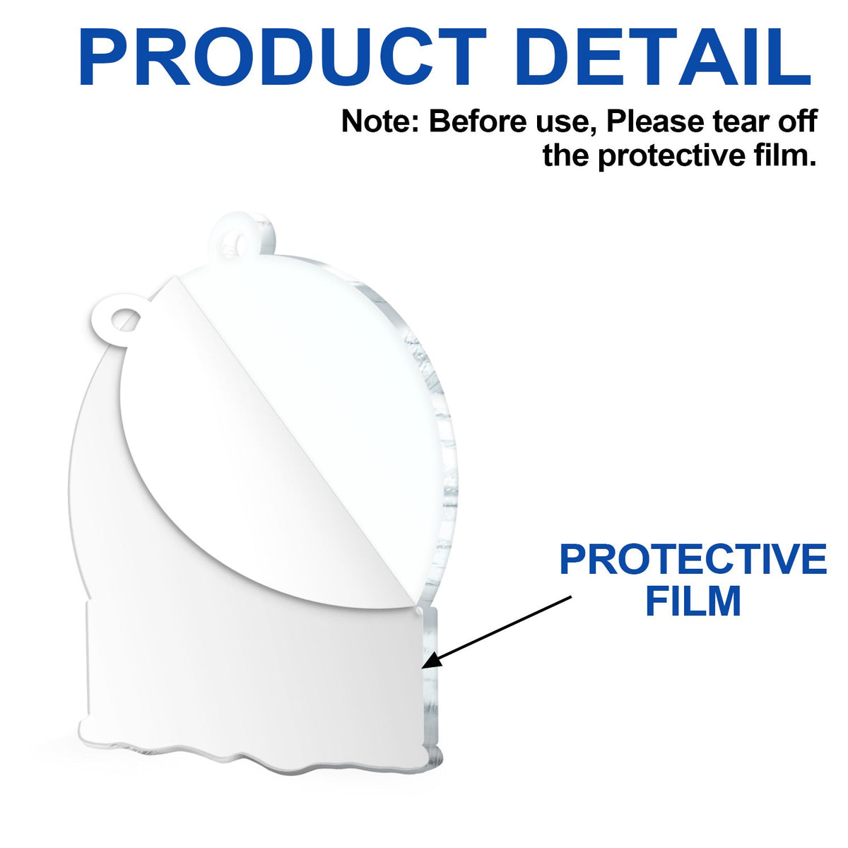 Mother And Daughter Forever Linked Together Snowdome - Christmas Gift For Moms - Personalized Custom Shaped Acrylic Ornament