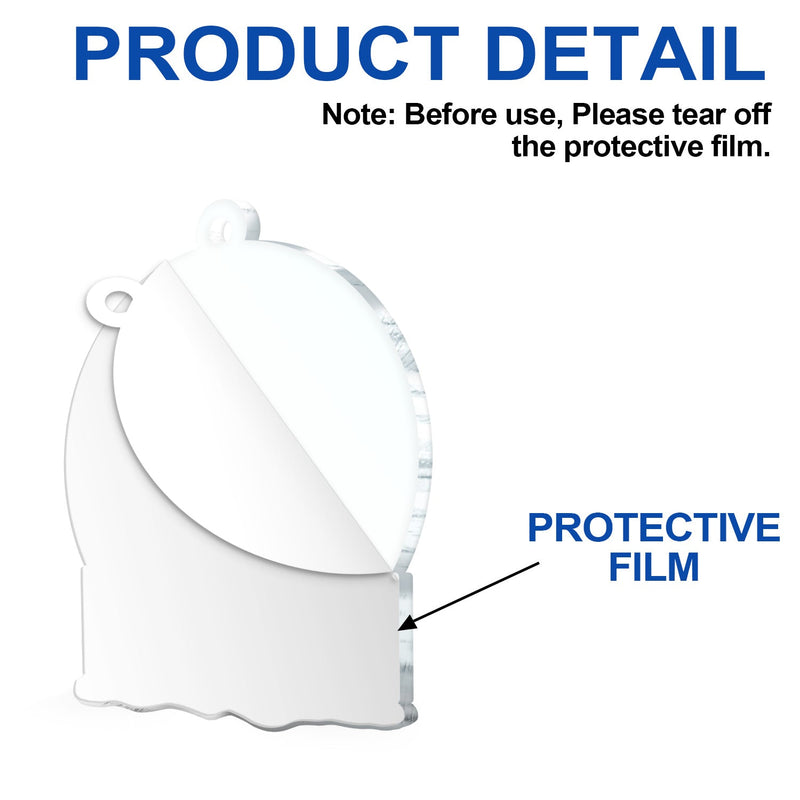 Mother And Daughter Forever Linked Together Snowdome - Christmas Gift For Moms - Personalized Custom Shaped Acrylic Ornament