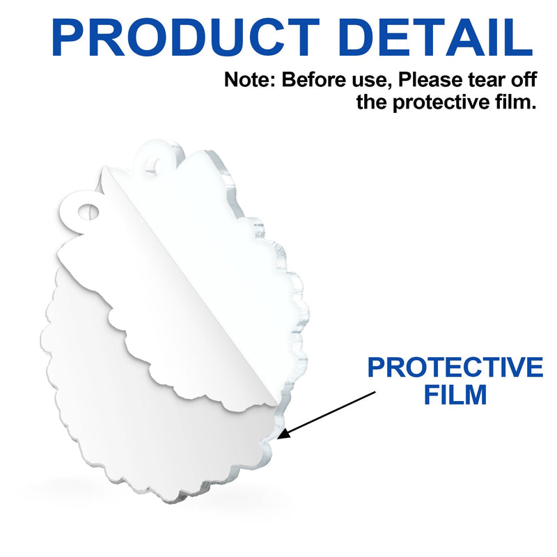 Christmas Wreath Mom Hugs Daughter Son - Gift For Mother, Grandmother, Grandma - Personalized Custom Shaped Acrylic Ornament