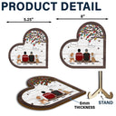 I Still Talk About You - Memorial Gift For Pet Lovers - Personalized 2-Layered Wooden Plaque With Stand