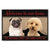 Custom Photo Live Here With Us - Gift For Pet Lovers - Personalized Doormat