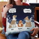 We Still Talk About You - Memorial Gift For Pet Lovers - Personalized Pillow