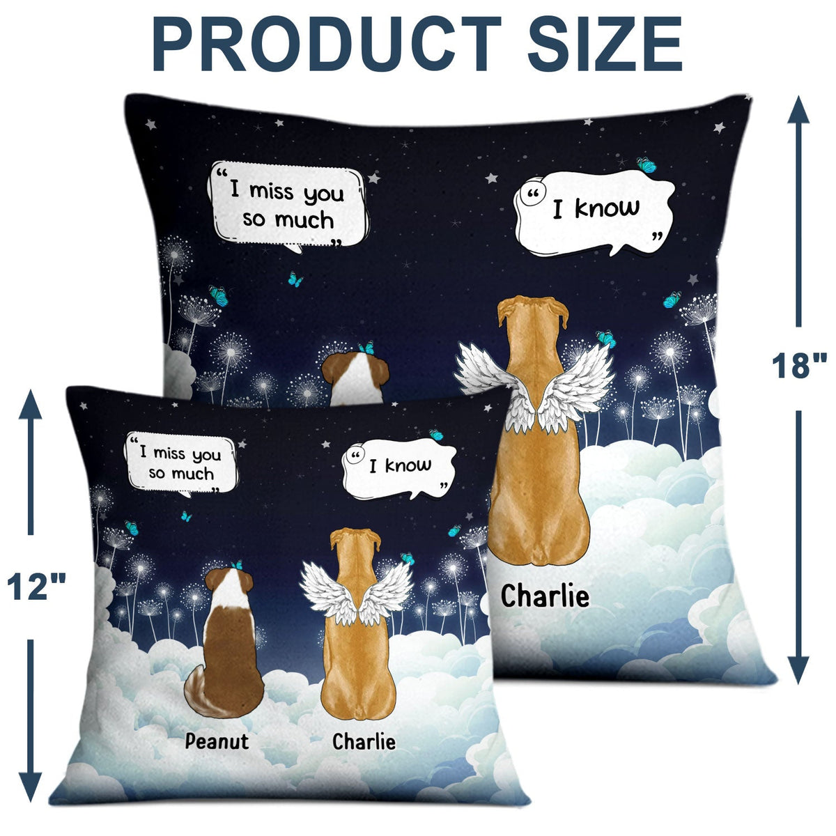 We Still Talk About You - Memorial Gift For Pet Lovers - Personalized Pillow