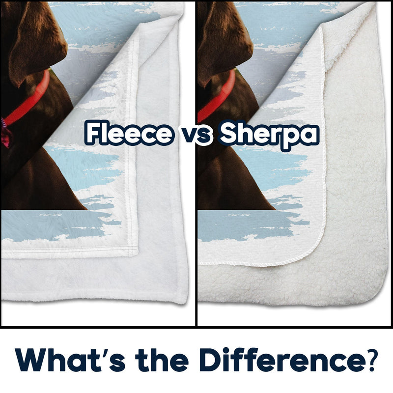 Custom Photo Better Life With Dog Cat - Gift For Pet Lovers - Personalized Fleece Blanket