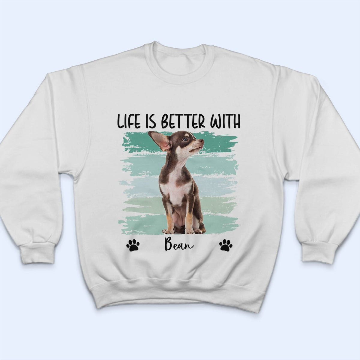Custom Photo Life Is Better With Dog Cat - Gift For Pet Lovers - Personalized T Shirt