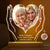 Custom Photo Cherished Heart - Loving Gift For Mom, Mother, Couples, Your Loved Ones - Personalized 3D Led Light Wooden Base