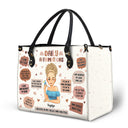 Daily Affirmations - Gift For Yourself, Girls, Women - Personalized Leather Bag