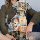Custom Photo Dog Shape - Gift For Dog Lovers, Dog Mom, Dog Dad - Personalized Custom Shaped Pillow