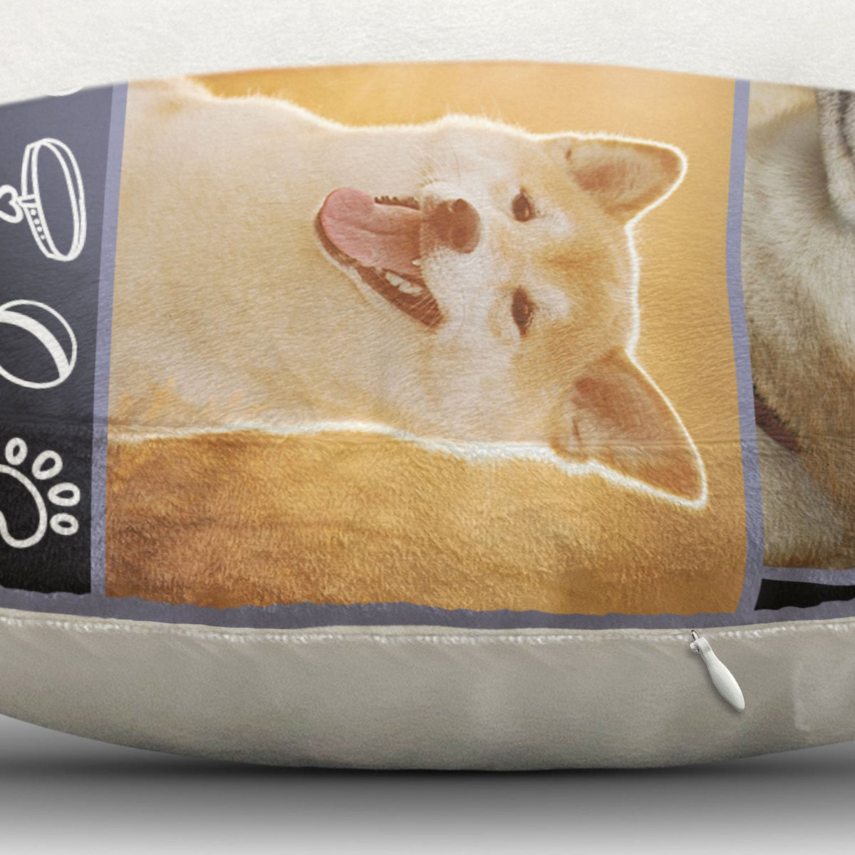 Custom Photo Dog Shape - Gift For Dog Lovers, Dog Mom, Dog Dad - Personalized Custom Shaped Pillow