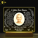 Custom Photo Missing You Always - Memorial Gift, Sympathy Gift For You Loved Ones - Personalized 3D Led Light Wooden Base