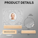 Custom Photo Missing You Always - Memorial Gift, Sympathy Gift For You Loved Ones - Personalized 3D Led Light Wooden Base