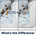 They Still Talk About You Bright - Gift For Pet Lovers - Personalized Fleece Blanket, Sherpa Blanket