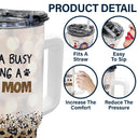 Cat Mom Crazy Cat Lady - Gift For Cat Lovers, Cat Mom - Personalized 40oz Tumbler With Straw