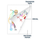 Nurse Life - Cadeau pour infirmière - Autocollant décoratif personnalisé