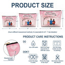 Mother & Daughters Forever Linked Together - Birthday, Loving Gift For Mom, Mum - Personalized Cosmetic Bag