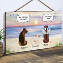 They Still Talk About You - Memorial Gift For Pet Lovers - Personalized Wood Rectangle Sign
