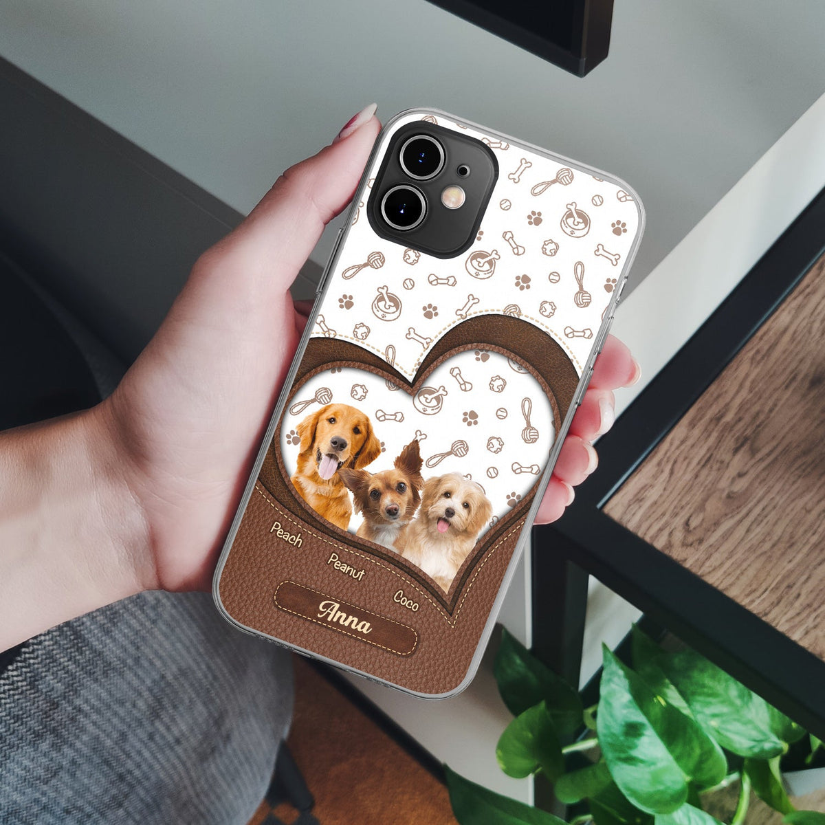 Custom Photo Pet Face - Gift For Pet Lovers - Personalized Clear Phone Case