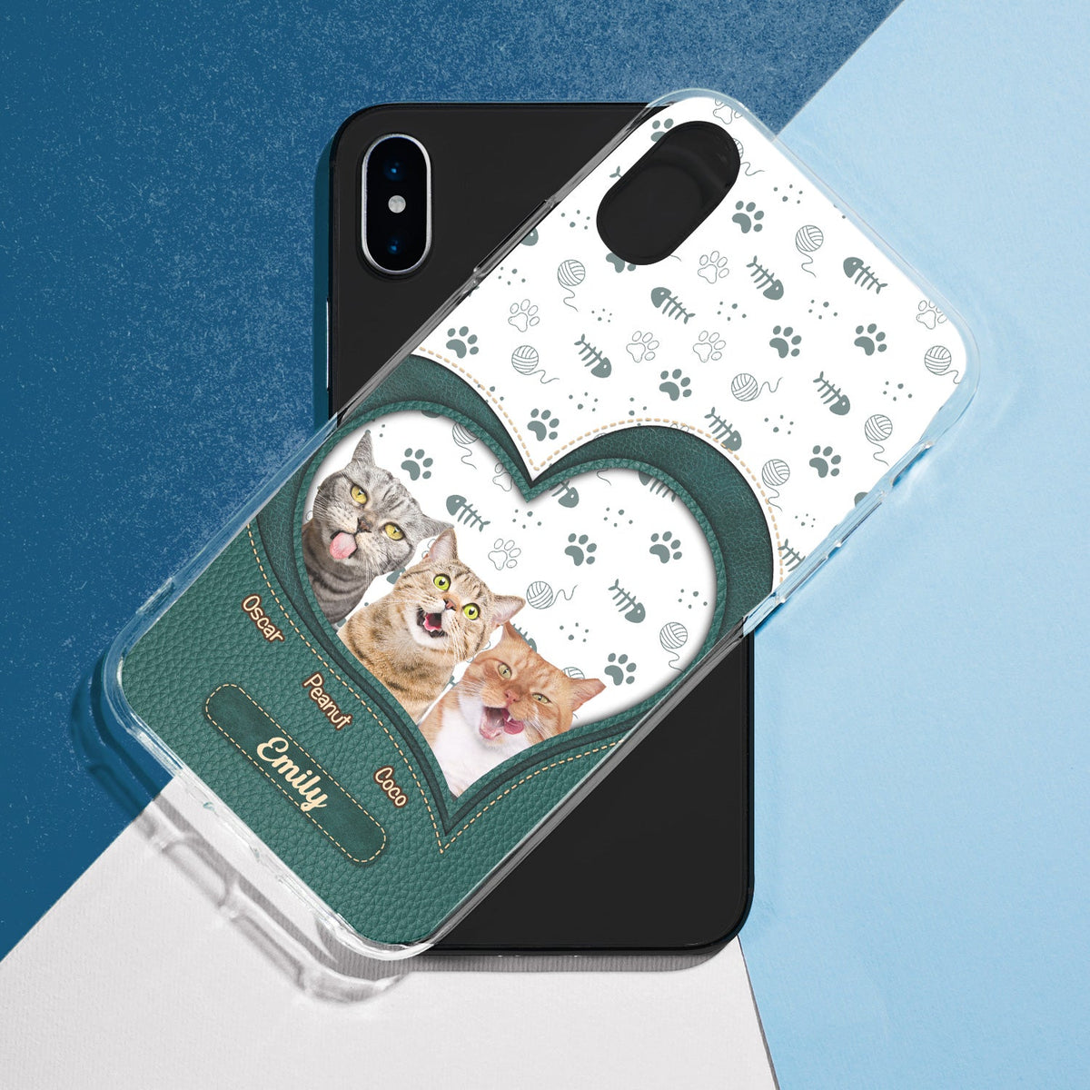 Custom Photo Pet Face - Gift For Pet Lovers - Personalized Clear Phone Case